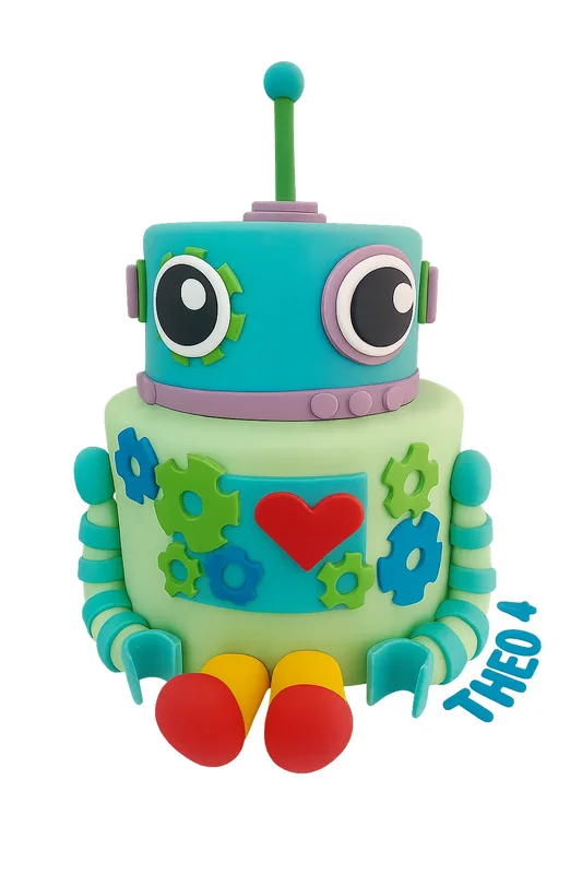 Sarah from Sarah Bakes Cakes decorating a custom cake in her Haslemere bakery